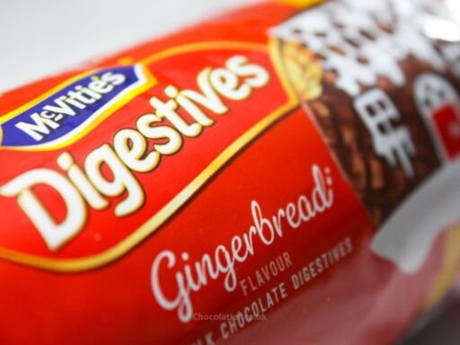 McVitie’s Gingerbread Milk Chocolate Digestive Biscuits Packaging