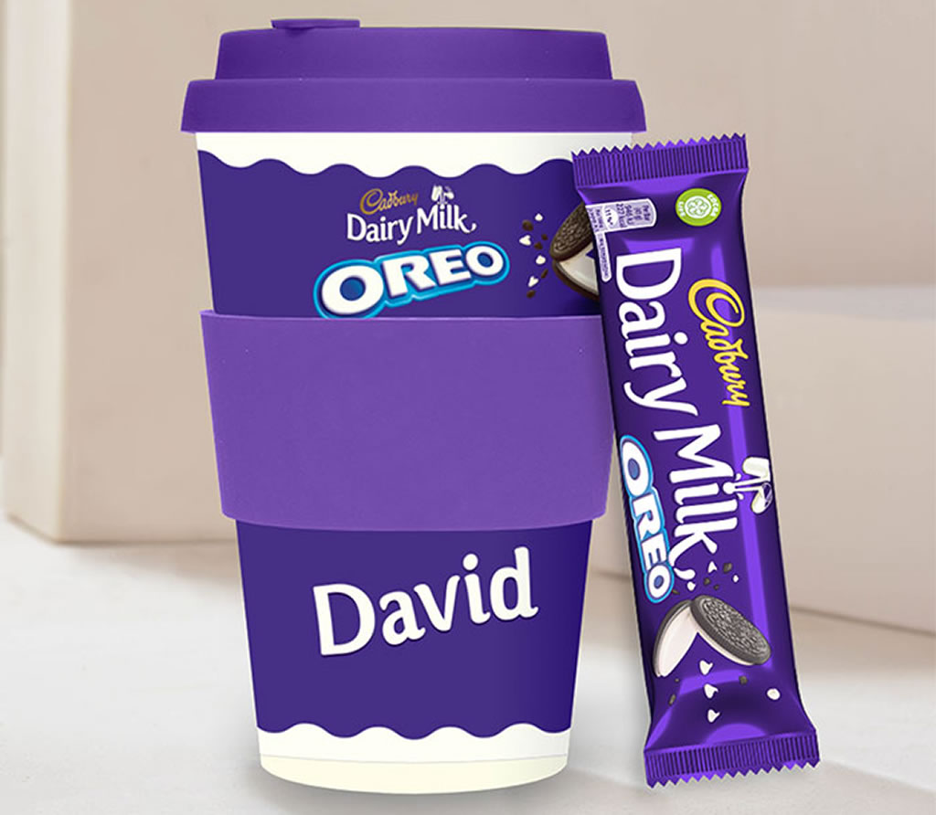 Personalised Cadbury Coffee Cup & Chocolate