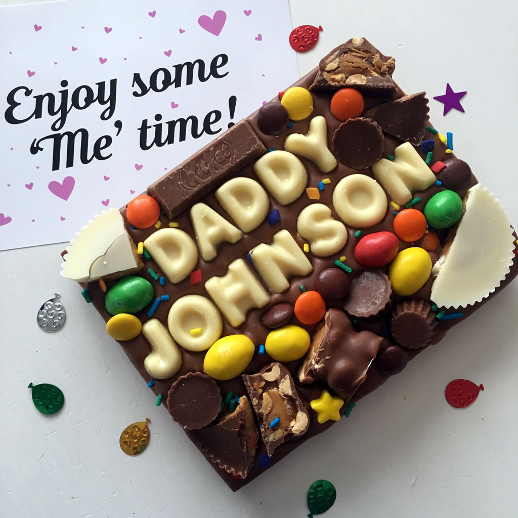 The Candylicious Company Personalised Chocolate Slab
