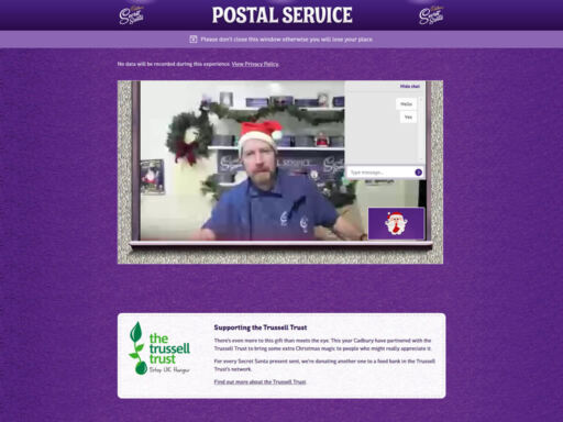Cadbury Moves Its Secret Santa Postal Service Online