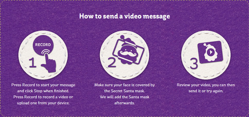 Cadbury Secret Santa Postal Service Video Message