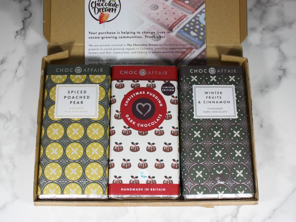 Choc Affair Christmas 2020 Chocolate Bar Reviews