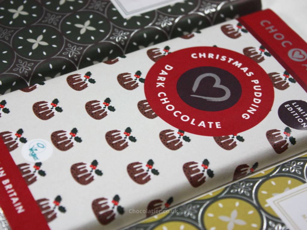 Choc Affair Christmas Pudding bar sleeve