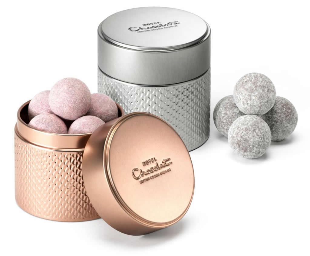 Hotel Chocolat Pink & Classic Champagne Chocolate Truffles 200g Duo Gift Set