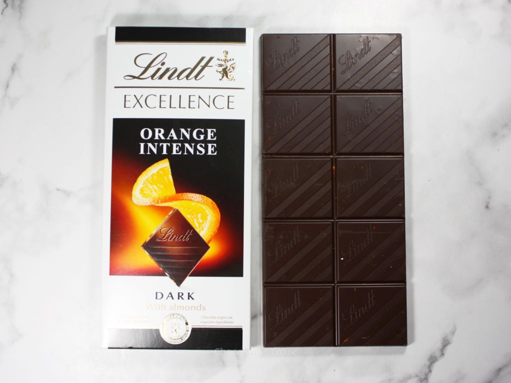 Lindt Excellence Orange Intense Chocolate Bar