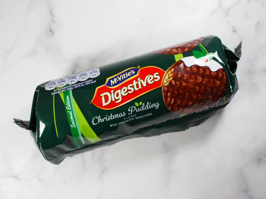 McVitie’s Christmas Pudding Milk Chocolate Digestive Biscuits Review