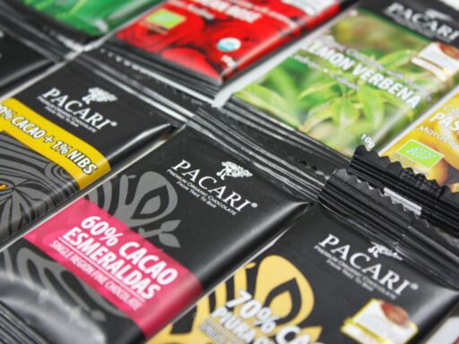 Pacari Taster Mini Bar Wedding Favours Packaging