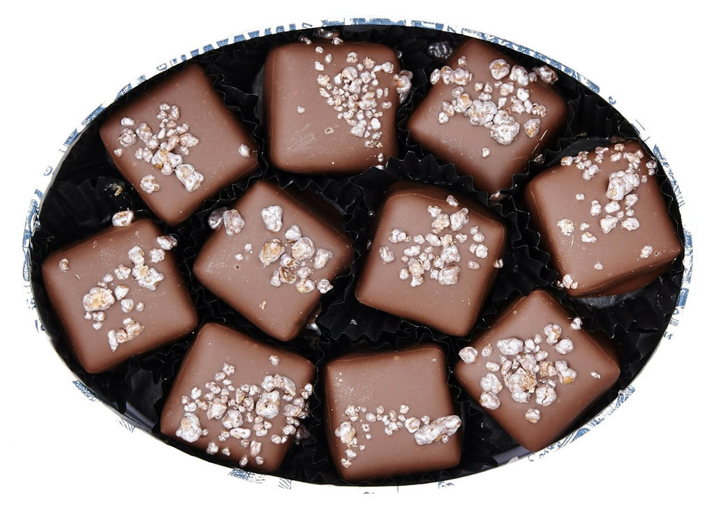 Rococo Popping Marc de Champagne Milk Chocolate Truffles 90g Box