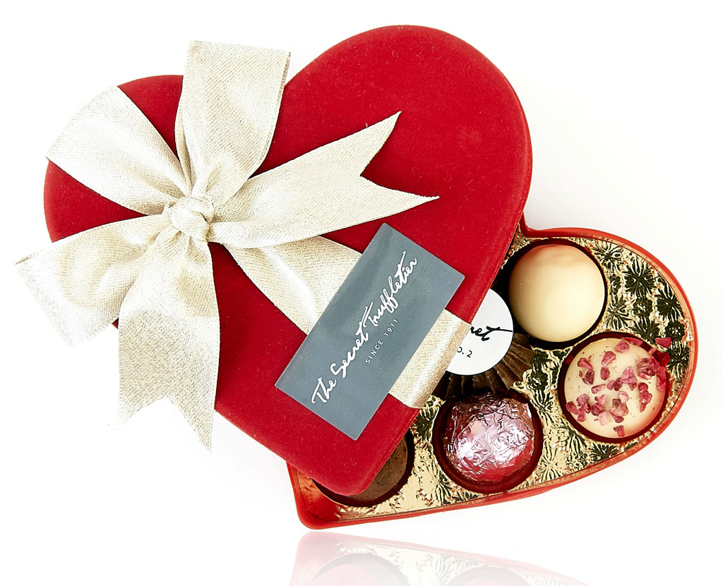 The Secret Truffletier Bubbly Heart 90g Selection Box