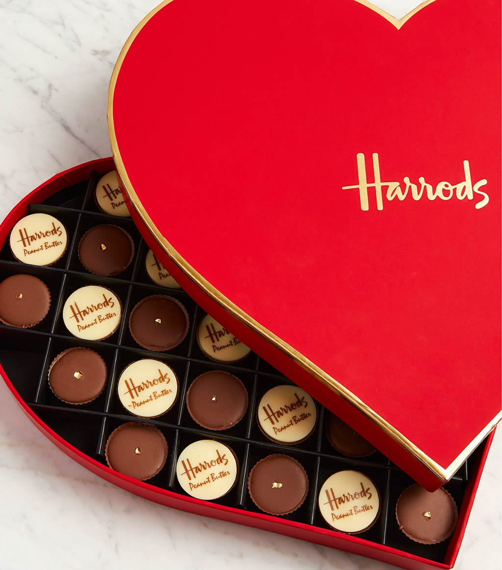 Harrods Peanut Butter Cup Heart Gift Box