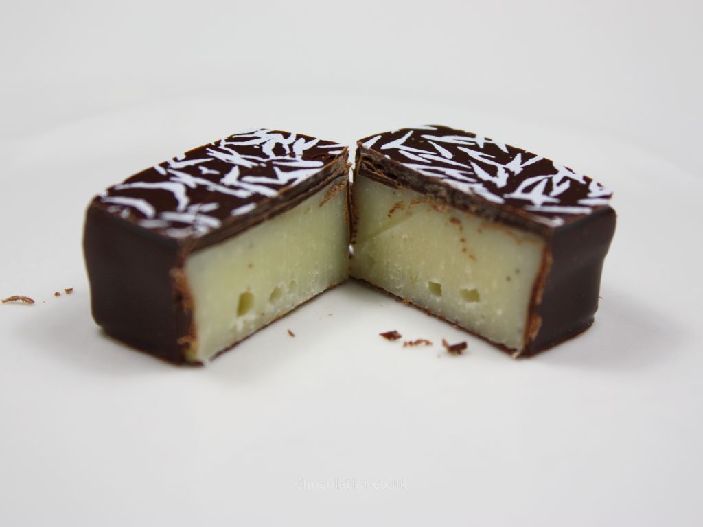 Inside the The Chocolate Society Coconut Ganache