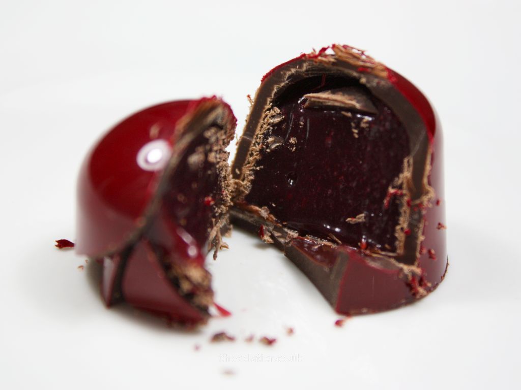 Inside The Chocolate Society Raspberry Caramel