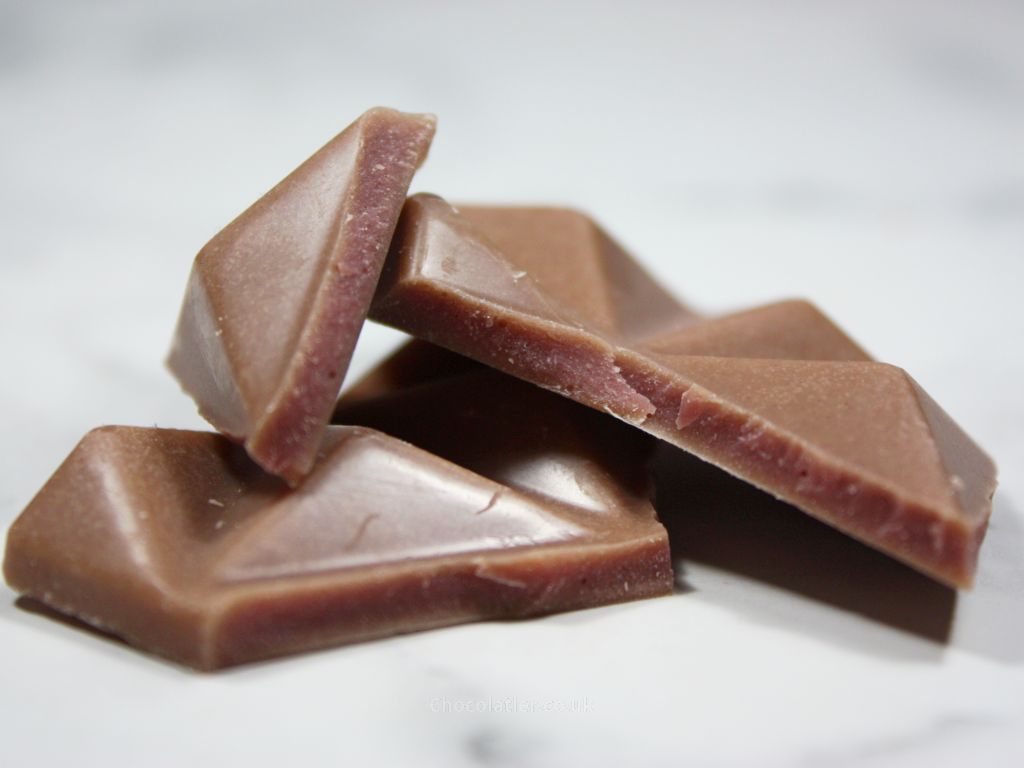Inside the Frankly Delicious Raspberry White Chocolate Bar