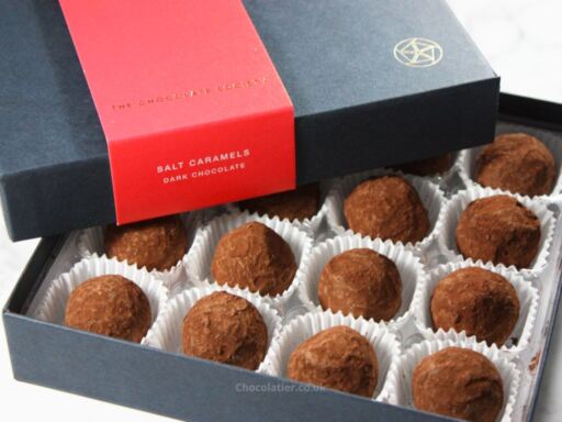Lifting the lid on The Chocolate Society Dark Chocolate Salted Caramels Box