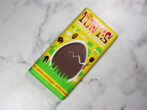 Tony's Chocolonely Lemon Meringue Easter Milk Chocolate Bar Review