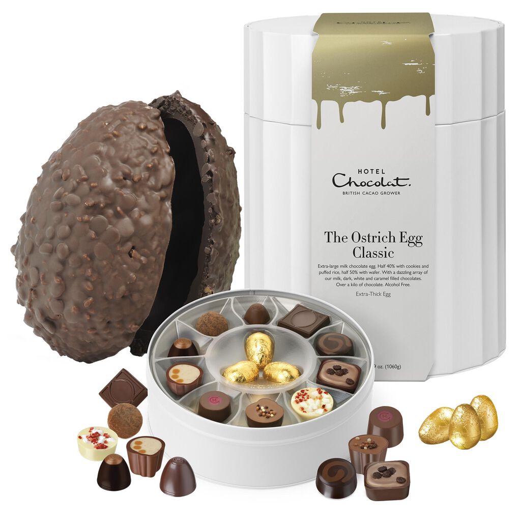 Hotel Chocolat Classic Ostrich Easter Egg