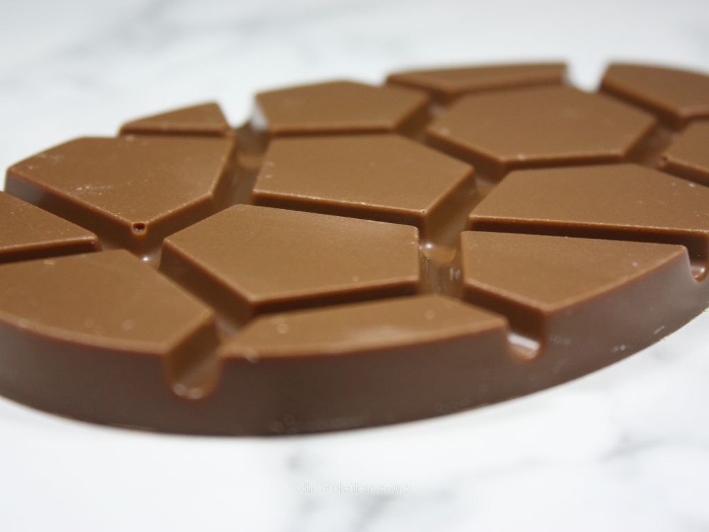 The Chocolate Factory Easter Egg Slab Close Up
