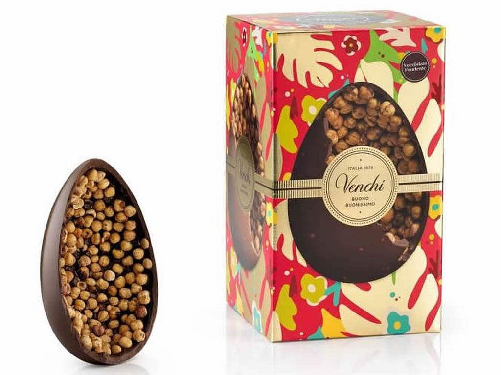 Venchi Gran Gourmet Dark Chocolate Piedmont Hazelnut Egg