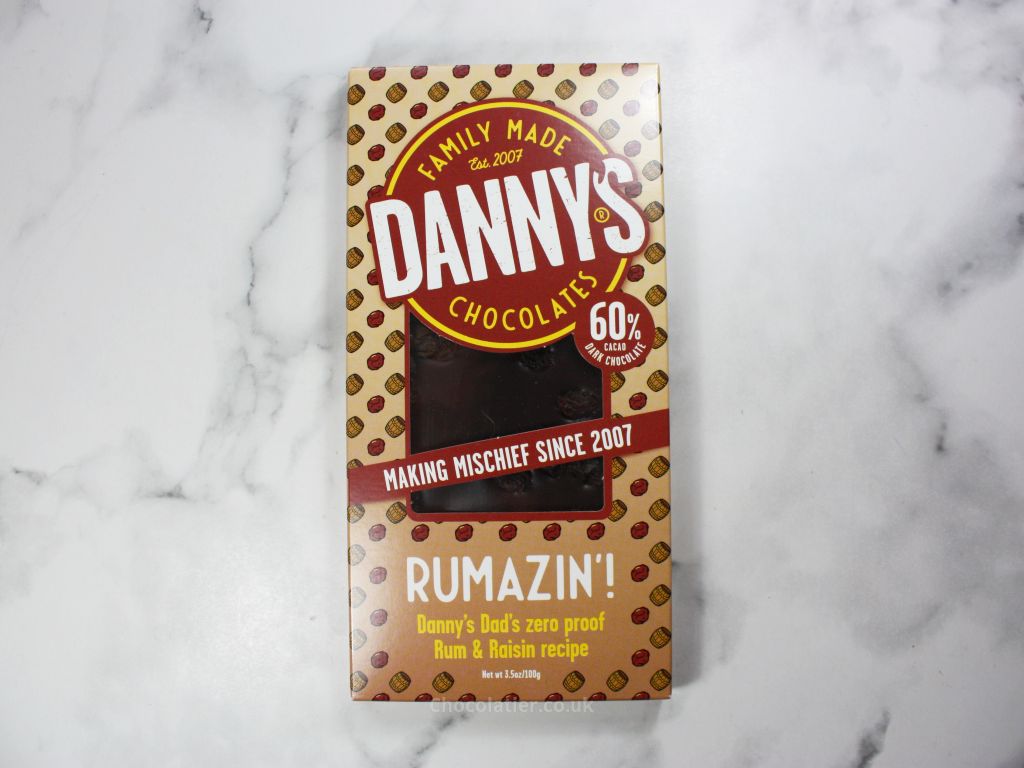 Danny's Chocolates Rumazin' Dark Chocolate Review