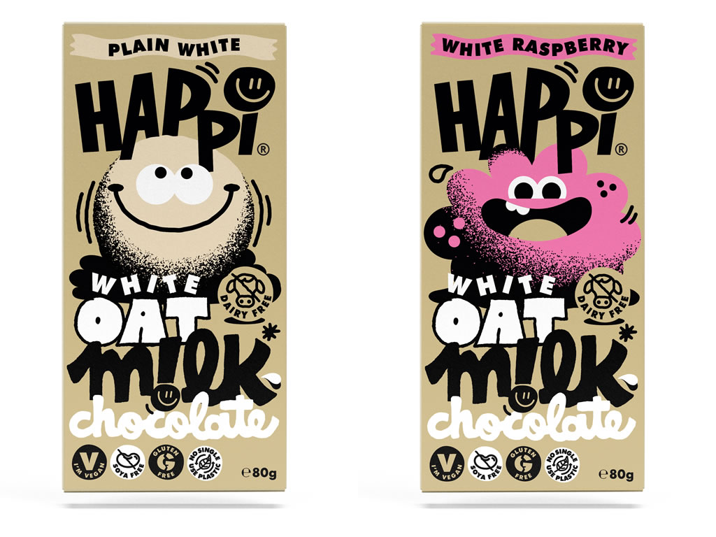 Happi White Oat Milk Chocolate Bars