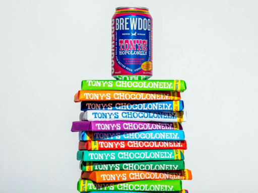 Tony's Chocolonely x BrewDog White Chocolate & Raspberry IPA Beer