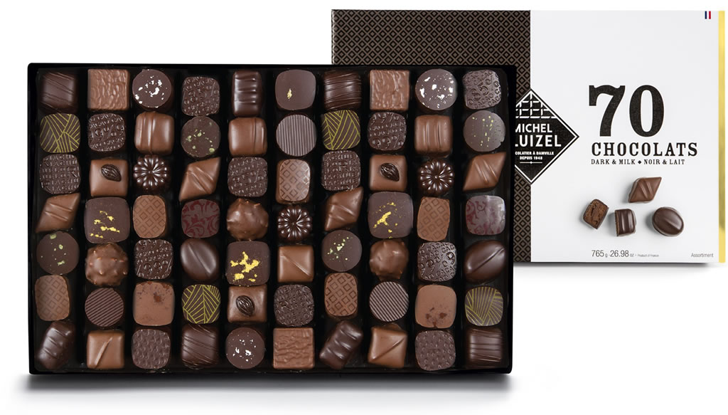 Michel Cluizel Milk & Dark Luxury Chocolate Gift Box