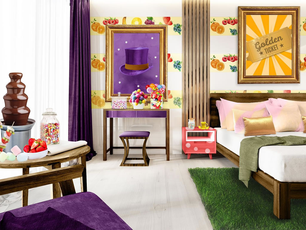 Laterooms and Bournemouth's The Chocolate Box Hotel Willy Wonka Room