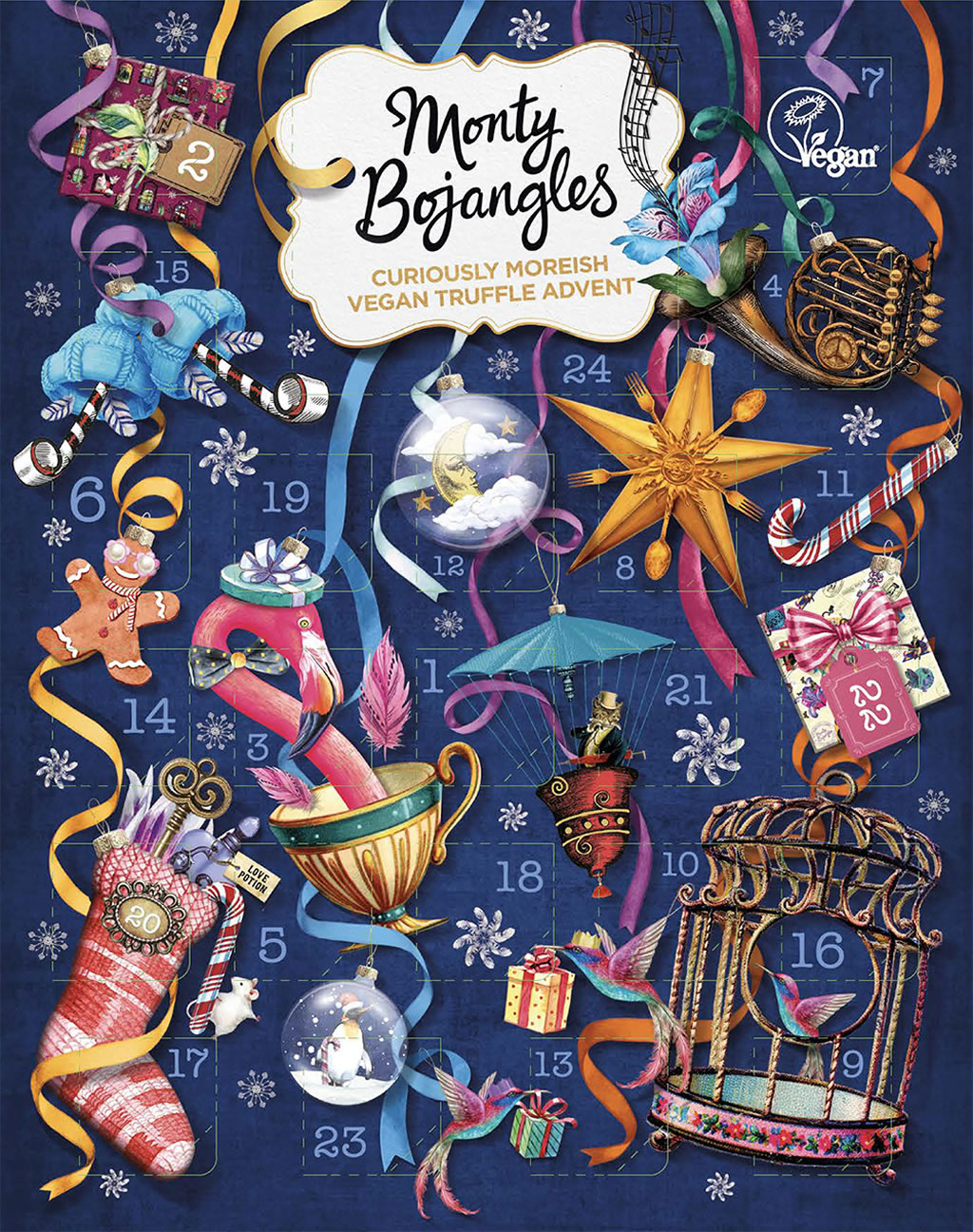 Monty Bojangles Curiously Moreish Vegan Truffle Advent Calendar