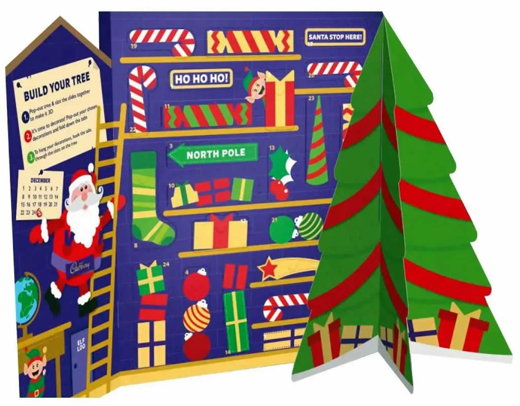 Cadbury Dairy Milk Pop Up Advent Calendar