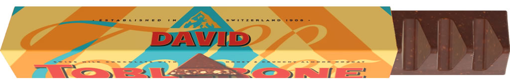 Personalised Toblerone Bar Box