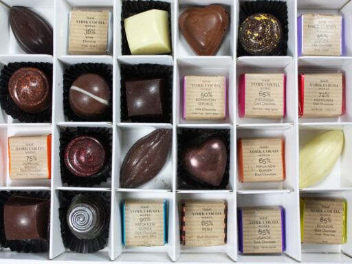 Inside York Cocoa Works Advent Calendar 2021