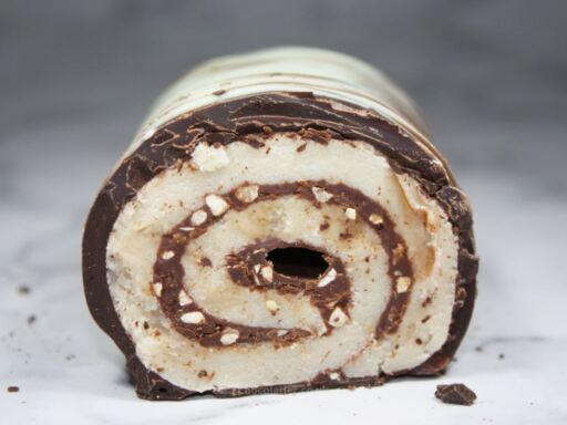 Montezuma's Marzipan and Hazelnut Praline Stollen Wrapped in Dark Chocolate