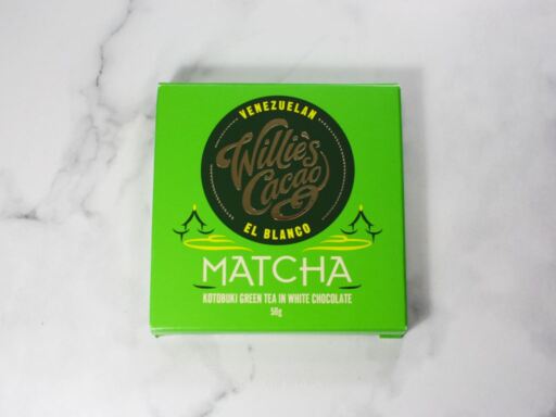 Willie's Cacao Venezuelan El Blanco Matcha Packaging