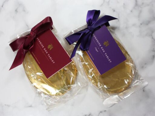 Aurosó Chocolate Moonshine and Sunrise Easter Egg tablets