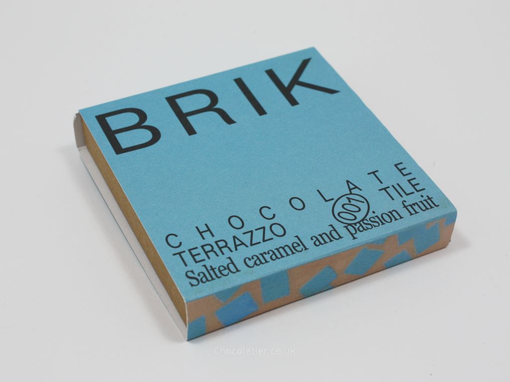 BRIK 001 Salted Caramel & Passion Fruit Chocolate Terrazzo Tile