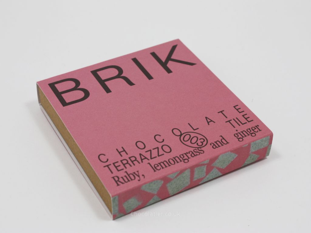 BRIK 003 Ruby, Ginger & Lemongrass Chocolate Terrazzo Tile