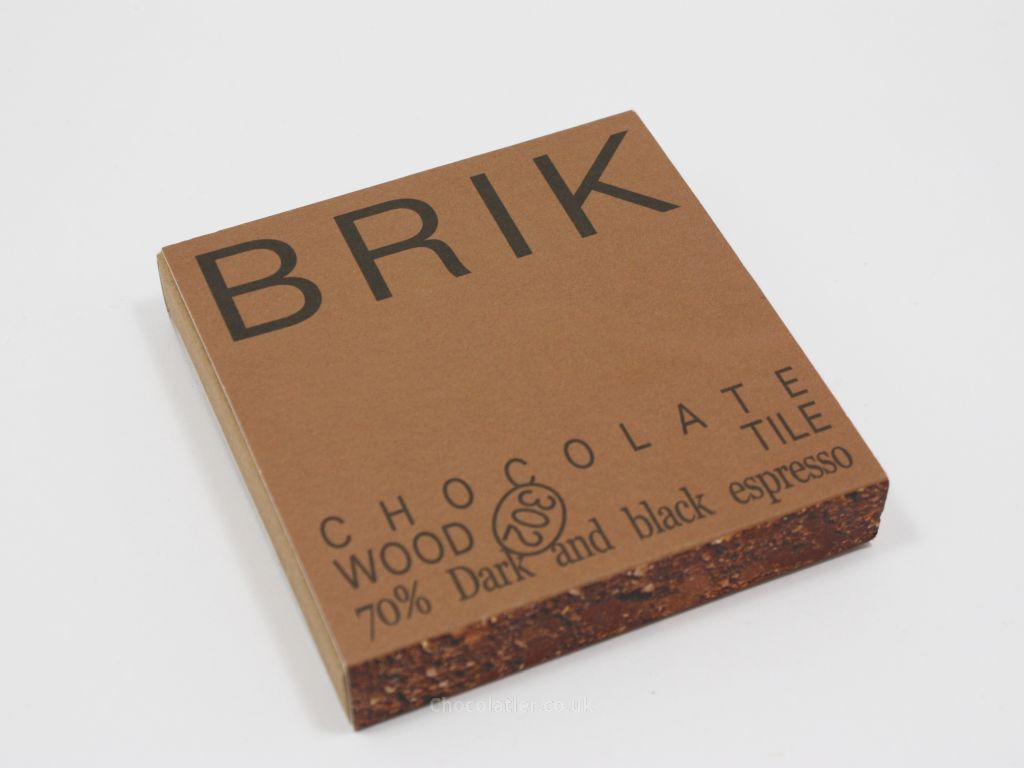 BRIK 302 70% Dark & Black Espresso Chocolate Wood Tile