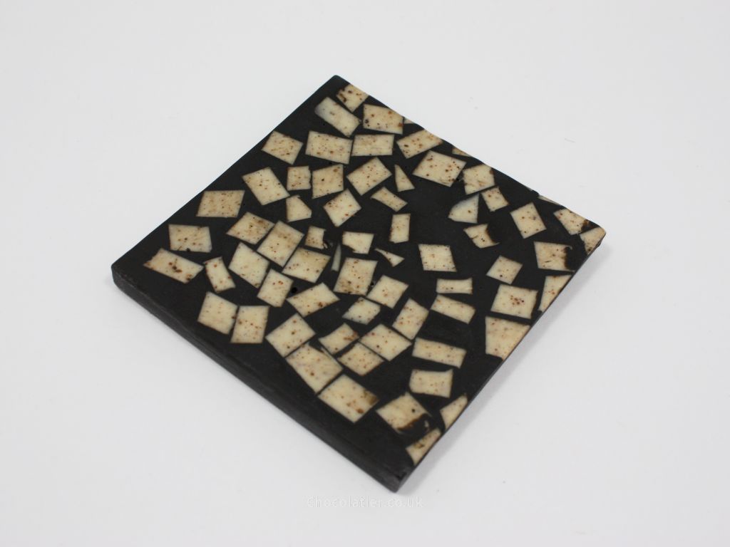 BRIK Sesame, Charcoal & Orange Chocolate Terrazzo Tile