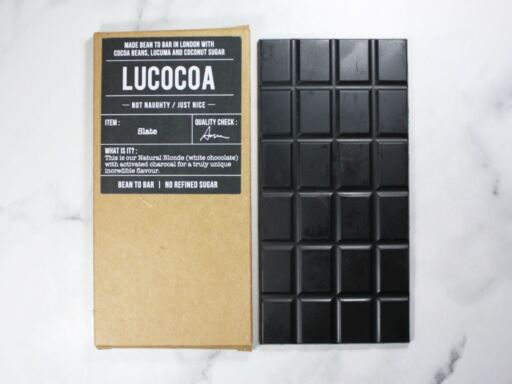 Lucocoa Slate Charcoal Natural Blonde Chocolate Bar Review