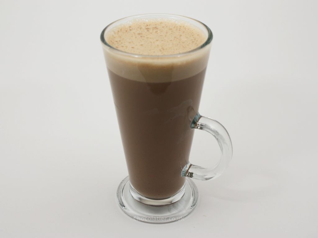 A mug of Hotel Chocolat Black Forest Gateau Hot Chocolate