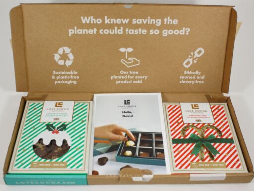 Inside my Love Cocoa Christmas delivery
