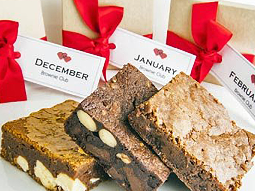 Into The Blue Monthly Brownie Delivery