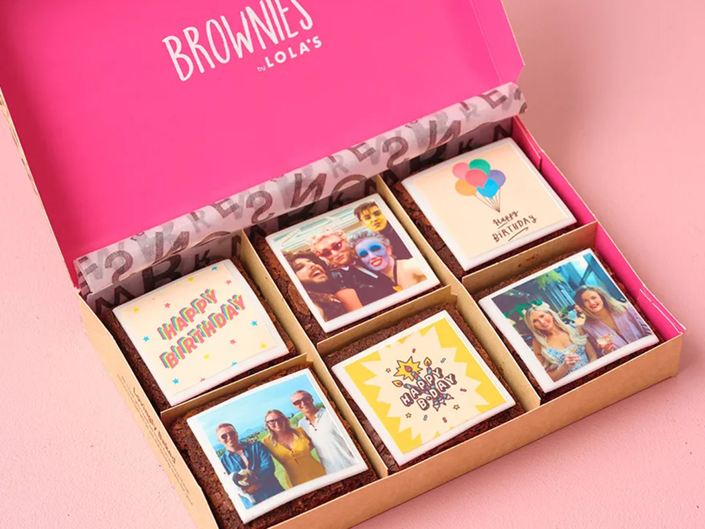 Lola's Cupcakes Edible Image Brownies