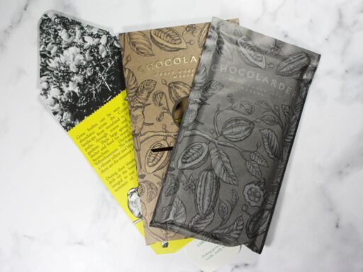 Chocolarder Wild Gorse Flower 50% Milk Chocolate Bar Packaging