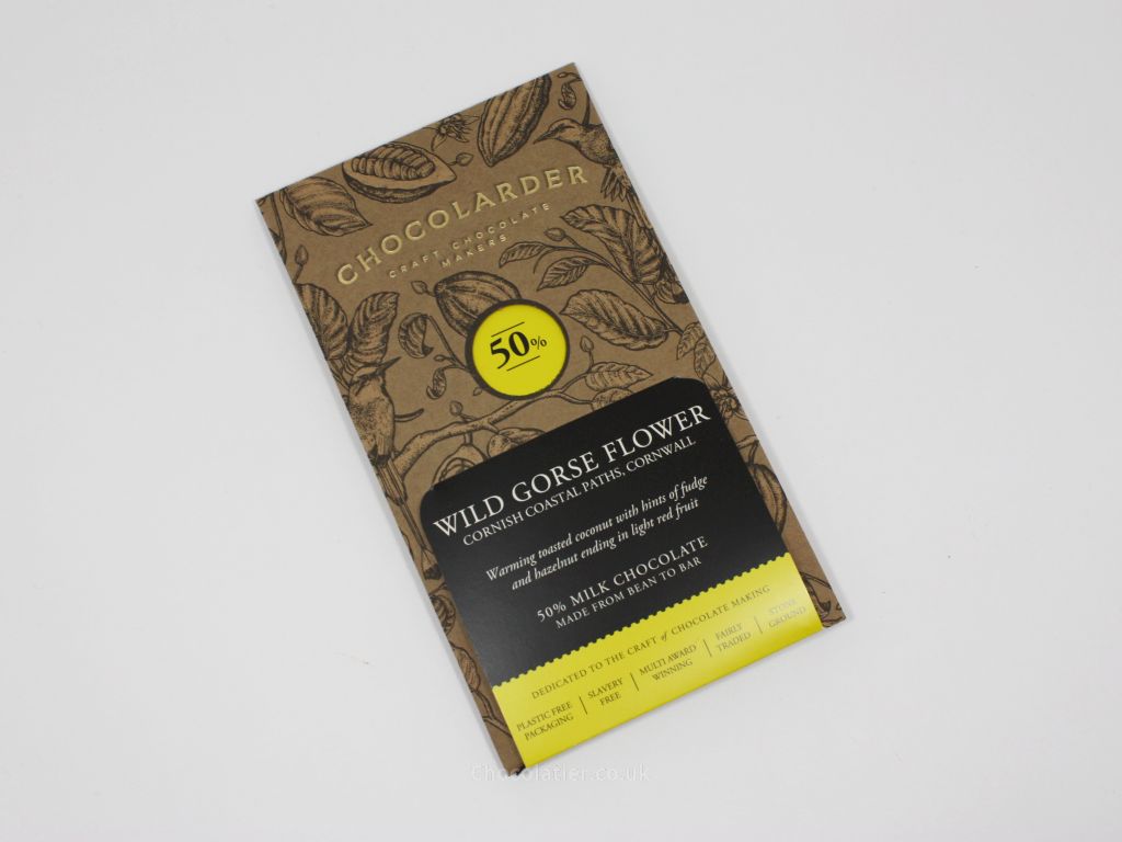 Chocolarder Wild Gorse Flower 50% Milk Chocolate Bar Review