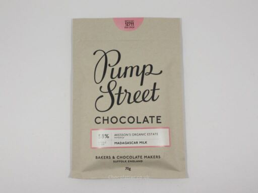 Pump Street 58% Madagascar Milk Chocolate Bar Review