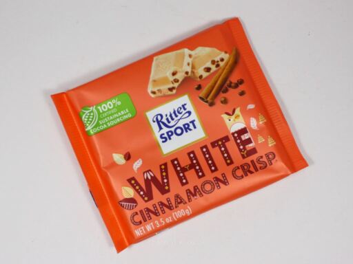 Ritter Sport White Cinnamon Crisp Chocolate Bar Review