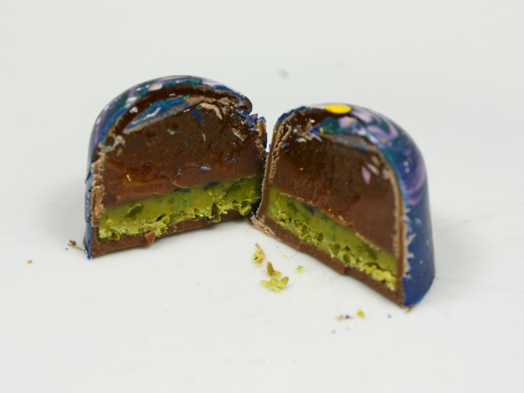 Inside Wood Row Chocolate Apricot, Honey & Pistachio