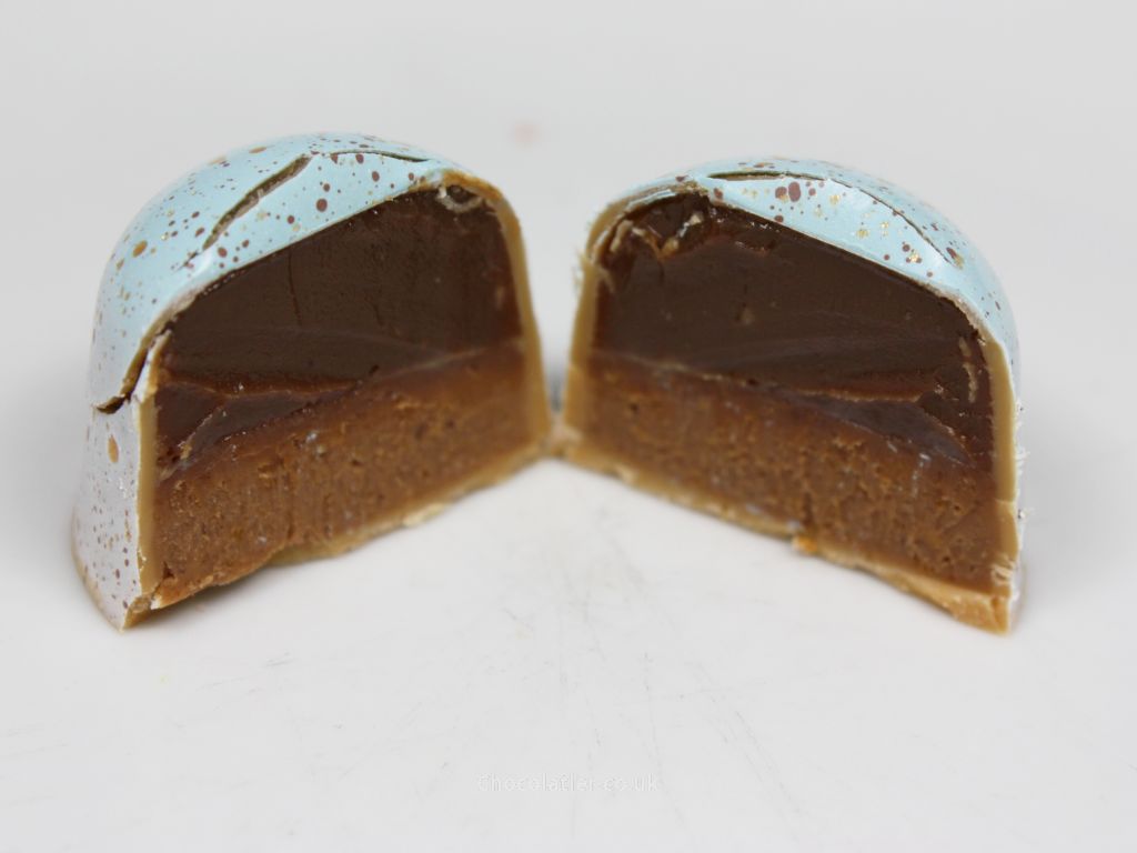 Inside Wood Row Chocolate Hazelnut Crunch