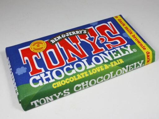 Tony's Chocolonely x Ben & Jerry's Chocolate Love A-Fair Dark Milk Brownie Review